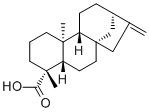 structure of CAS# 6730-83-2, Kaurenoic acid;NSC 339145; ent-Kaur-16(17)-en-19-oic acid; ent-Kaur-16-en-19-oic acid; ent-Kaurenoic acid