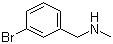 structure of CAS# 67344-77-8, 3-Bromo-N-methylbenzylamine;N-Methyl-3-bromobenzylamine