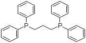 structure of CAS# 6737-42-4, 1,3-Bis(diphenylphosphino)propane;Propane-1,3-diylbis(diphenylphosphine)