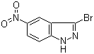 结构式 CAS# 67400-25-3, 3-溴-5-硝基-1H-吲唑