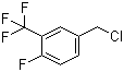 structure of CAS# 67515-62-2, 3-Trifluoromethyl-4-fluorobenzyl chloride;4-Fluoro-3-(trifluoromethyl)benzyl chloride