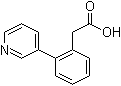 structure of CAS# 675602-63-8, 2-(3-Pyridinyl)benzeneacetic acid