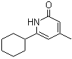 结构式 CAS# 67587-24-0, 6-环己基-4-甲基-2(1H)-吡啶酮