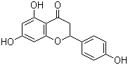 结构式 CAS# 67604-48-2, (+/-)-柚皮素; 4',5,7-三羟基黄烷酮