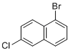 结构式 CAS# 676266-14-1, 1-溴-6-氯萘
