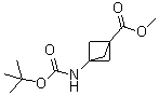 structure of CAS# 676371-64-5, Methyl 3-((tert-butoxycarbonyl)amino)bicyclo[1.1.1]pentane-1-carboxylate