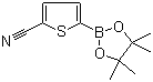 结构式 CAS# 676501-85-2, 5-氰基噻吩-2-硼酸频哪醇酯