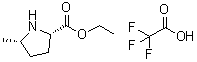structure of CAS# 676560-85-3, Ethyl (2S,5S)-5-methylpyrrolidine-2-carboxylate trifluoroacetate