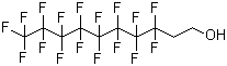 structure of CAS# 678-39-7, 1H,1H,2H,2H-Perfluoro-1-decanol;3,3,4,4,5,5,6,6,7,7,8,8,9,9,10,10,10-Heptadecafluorodecan-1-ol