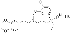 结构式 CAS# 67812-42-4, 去甲维拉帕米盐酸盐