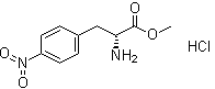 structure of CAS# 67877-95-6, 4-Nitro-D-phenylalanine methyl ester monohydrochloride;p-Nitro-D-phenylalanine methyl ester hydrochloride