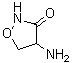 structure of CAS# 68-39-3, 4-Amino-3-isoxazolidinone;3-Oxoisooxazolidin-4-amine; DL-Cycloserine
