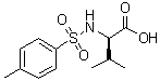 N-Tosyl-D-valine molecular structure (CAS 68005-71-0)
