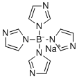 structure of CAS# 68146-65-6, Sodium tetrakis(1-imidazolyl)borate