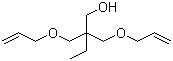 结构式 CAS# 682-09-7, 三羟甲基丙烷二烯丙基醚; 2,2-二(烯丙基氧甲基)-1-丁醇