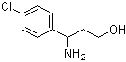 structure of CAS# 68208-26-4, gamma-Amino-4-chlorobenzenepropanol