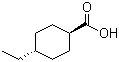 trans-4-Ethylcyclohexanecarboxylic acid molecular structure (CAS 6833-47-2)