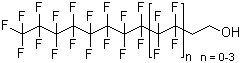 structure of CAS# 68391-08-2, Perfluoro-C8-14-alkylalcohols