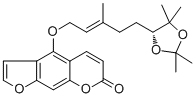 结构式 CAS# 684217-08-1, 6',7'-二羟薄荷素缩丙酮