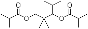structure of CAS# 6846-50-0, 2,2,4-Trimethyl-1,3-pentanediol diisobutyrate;[2,2,4-trimethyl-3-(2-methylpropanoyloxy)pentyl] 2-methylpropanoate