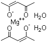 Magnesium acetylacetonate dihydrate molecular structure (CAS 68488-07-3)