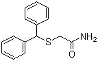 结构式 CAS# 68524-30-1, 2-[(二苯基甲基)硫基]乙酰胺; 二苯甲基硫乙酰胺
