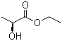 Ethyl L(-)-lactate molecular structure (CAS 687-47-8)