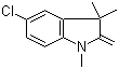5-Chloro-2-methylene-1,3,3-trimethylindoline molecular structure (CAS 6872-17-9)