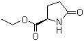 structure of CAS# 68766-96-1, Ethyl D-(-)-pyroglutamate;D-(-)-Pyroglutamic acid ethyl ester; Ethyl (R)-(-)-2-pyrrolidone-5-carboxylate