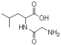 structure of CAS# 688-14-2, Glycyl-DL-leucine;Glycyl-(RS)-leucine; Glycyl-D,L-leucine