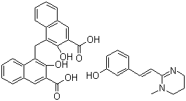 结构式 CAS# 68813-55-8, 酚嘧啶扑蛲灵