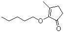 结构式 CAS# 68922-13-4, 3-甲基-2-(戊氧基)-2-环戊烯-1-酮