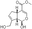 structure of CAS# 6902-77-8, Genipin;1,4a,5,7a-Tetrahydro-1-hydroxy-7-(hydroxymethyl)-cyclopenta(c)pyran-4-carboxylic acid methyl ester