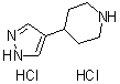 structure of CAS# 690261-96-2, 4-(1H-Pyrazol-4-yl)piperidine dihydrochloride