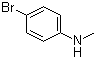 structure of CAS# 6911-87-1, N-Methyl-4-bromoaniline;(4-Bromophenyl)methylamine; 1-Bromo-4-(methylamino)benzene; 4-Bromo-N-methylaniline; N-(4-Bromophenyl)-N-methylamine