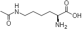 structure of CAS# 692-04-6, N6-Acetyl-L-lysine;N6-Acetyllysine; NSC 102777; Nepsilon-Acetyl-L-lysine; Nepsilon-Acetyllysine; epsilon-Acetyl-L-lysine; epsilon-N-Acetyl-L-lysine; epsilon-N-Acetyllysine; omega-N-Acetyl-L-lysine