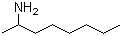 structure of CAS# 693-16-3, 2-Aminooctane;1-Methylheptylamine