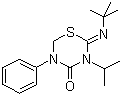 结构式 CAS# 69327-76-0, 噻嗪酮; 扑虱灵; 2-叔丁亚氨基-3-异丙基-5-苯基-3,4,5,6-四氢-2H-1,3,5-噻二嗪-4-酮