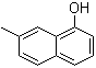 structure of CAS# 6939-33-9, 7-Methyl-1-naphthol;1-Hydroxy-7-methylnaphthalene; NSC 57009