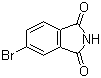 结构式 CAS# 6941-75-9, 4-溴邻苯二甲酰亚胺; 5-溴异吲哚-1,3-二酮