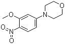 structure of CAS# 6950-88-5, 4-(3-Methoxy-4-nitrophenyl)morpholine
