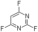 结构式 CAS# 696-82-2, 2,4,6-三氟嘧啶