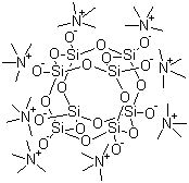 结构式 CAS# 69667-29-4, 四甲基铵基笼形聚倍半硅氧烷