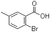 结构式 CAS# 6967-82-4, 2-溴-5-甲基苯甲酸
