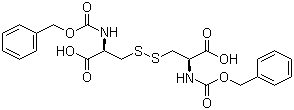 structure of CAS# 6968-11-2, N,N'-Bis(benzyloxycarbonyl)-L-cystine;N,N'-Dibenzyloxycarbonyl-L-cystine; (Z-Cys-OH)2