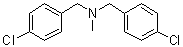 structure of CAS# 6970-85-0, 4-Chloro-N-[(4-chlorophenyl)methyl]-N-methylbenzenemethanamine;NSC 62608