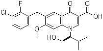 结构式 CAS# 697761-98-1, 埃替拉韦