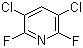 structure of CAS# 698-51-1, 3,5-Dichloro-2,6-difluoropyridine