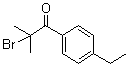 structure of CAS# 698394-60-4, 2-Bromo-1-(4-ethylphenyl)-2-methylpropan-1-one