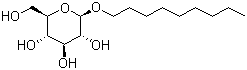 structure of CAS# 69984-73-2, Nonyl beta-D-glucopyranoside